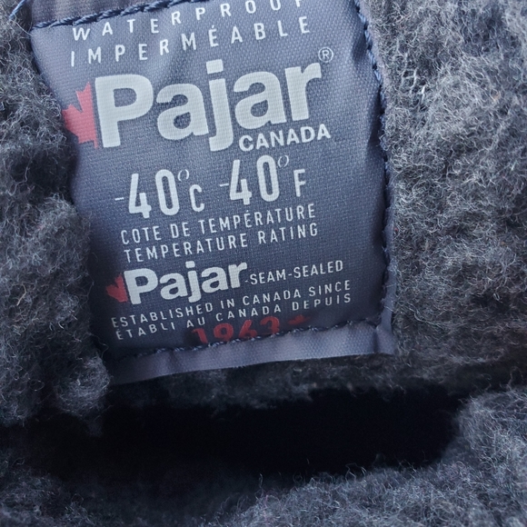 Pajar Canada Youth Black Waterproof Snow Boots 2 - Picture 9 of 10